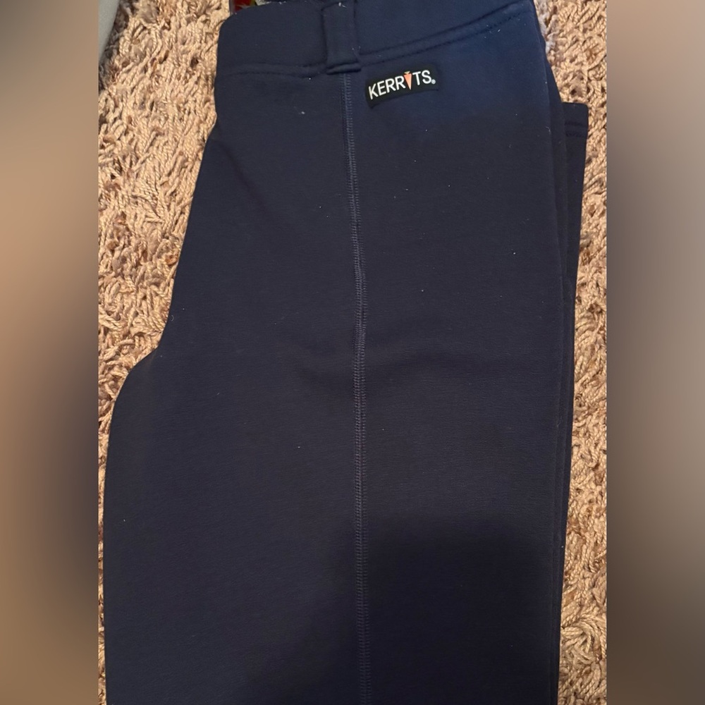 Kerrits navy thermal winter breeches